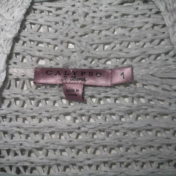 Calypso St. Barth Off White Knit Sweater Size XS - Picture 2 of 5